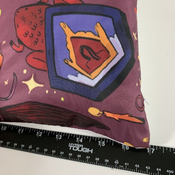 Harry Potter Decorative Throw Pillow Howlers Sorcerers Stone Sorting Hat Frog Ra - Picture 10 of 12